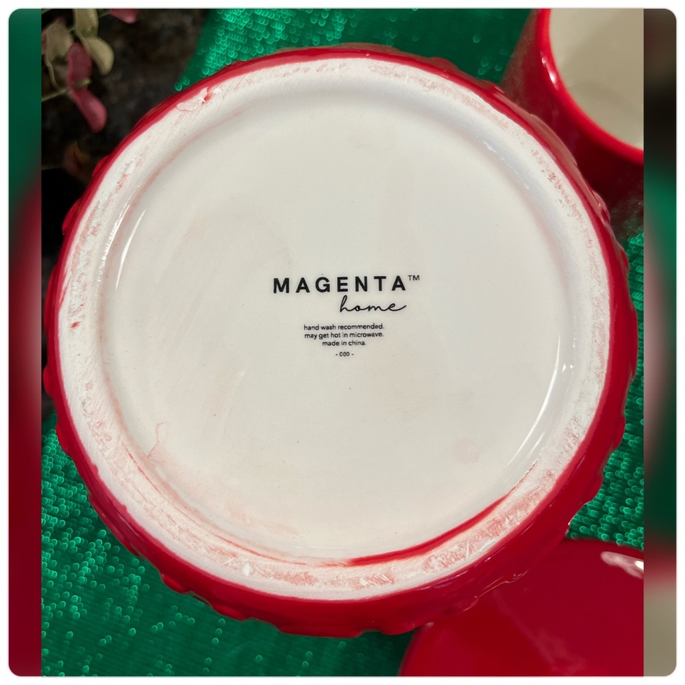 Magenta Home-NIB-Ceramic Santa Canister & Mug Set - Picture 4 of 7